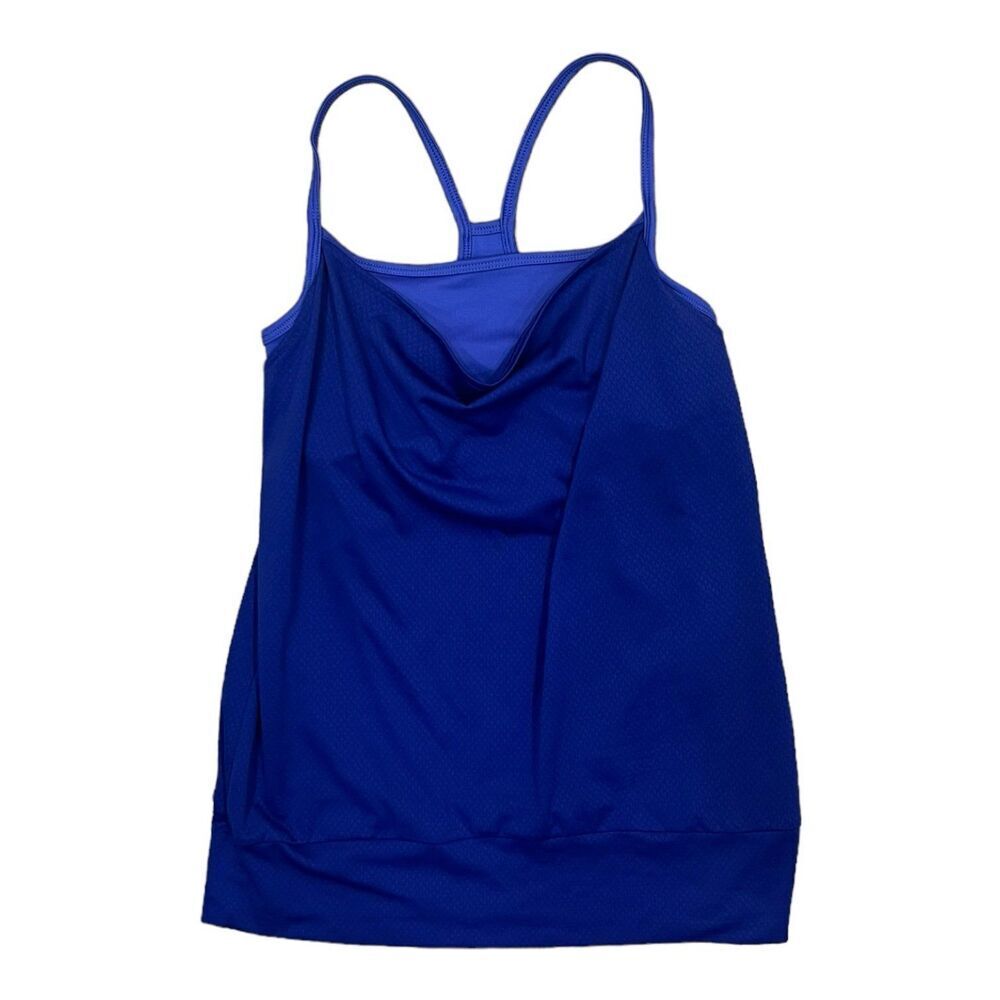 C9 by Champion Purple Duo Dry Racerback Cowl Neck Tank Top XS
